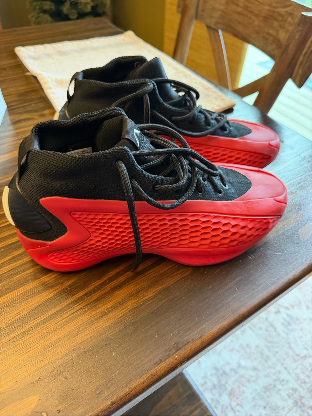 Men’s adidas Red and Black Athletic Sneakers